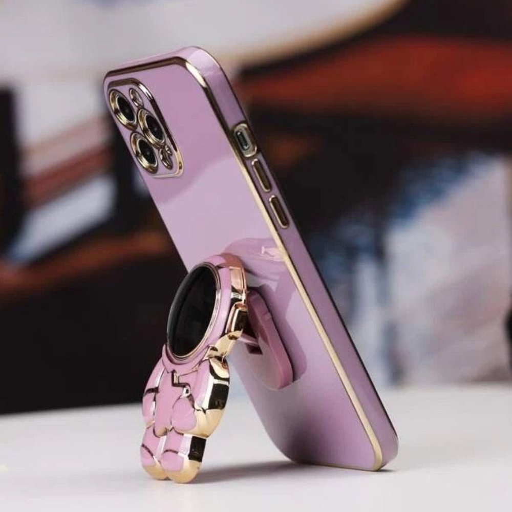 Phone Case With Astronaut Stand-Out Phone Grip for iPhone 11 - Picture 2 of 5